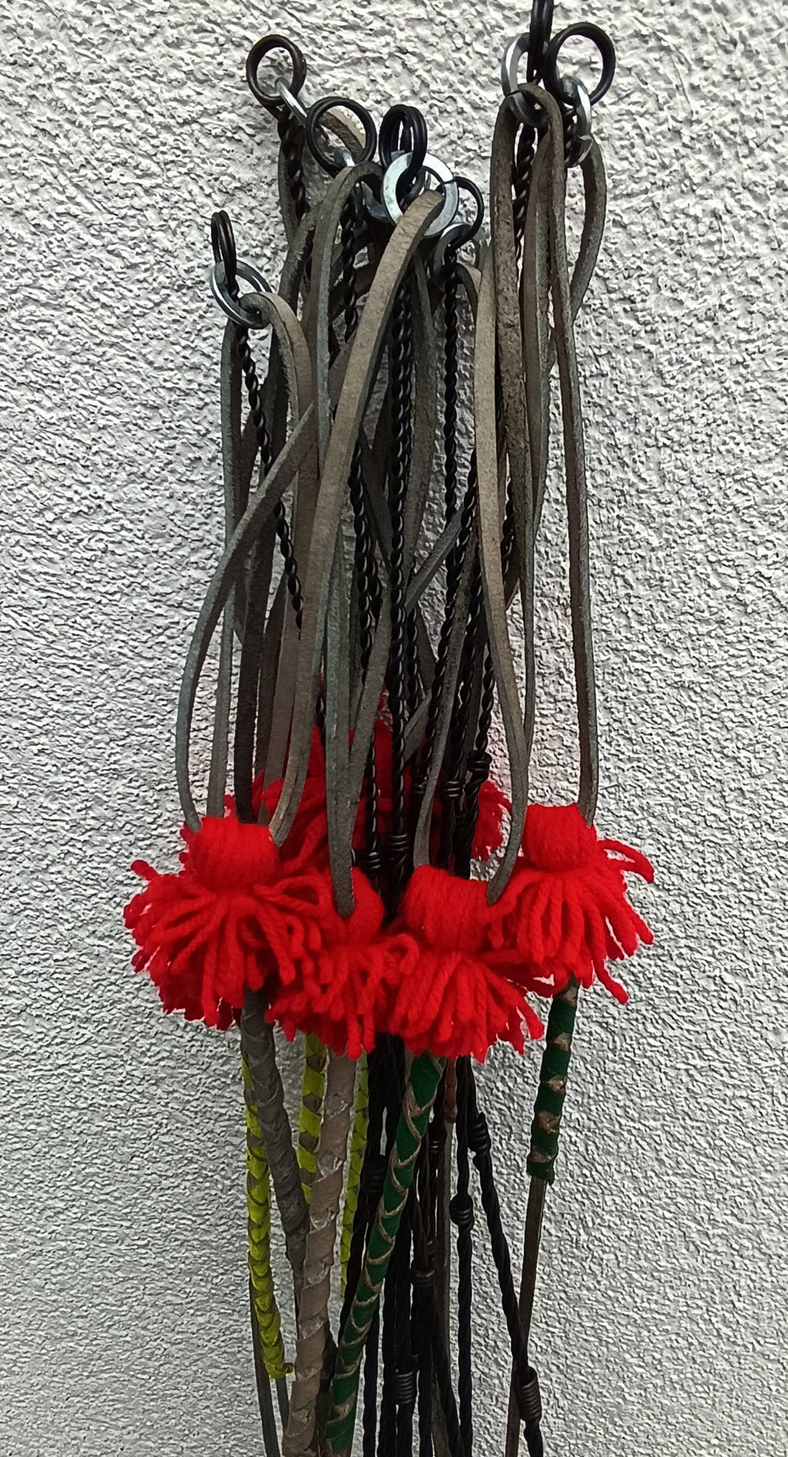 Leather workshop with artisan tools